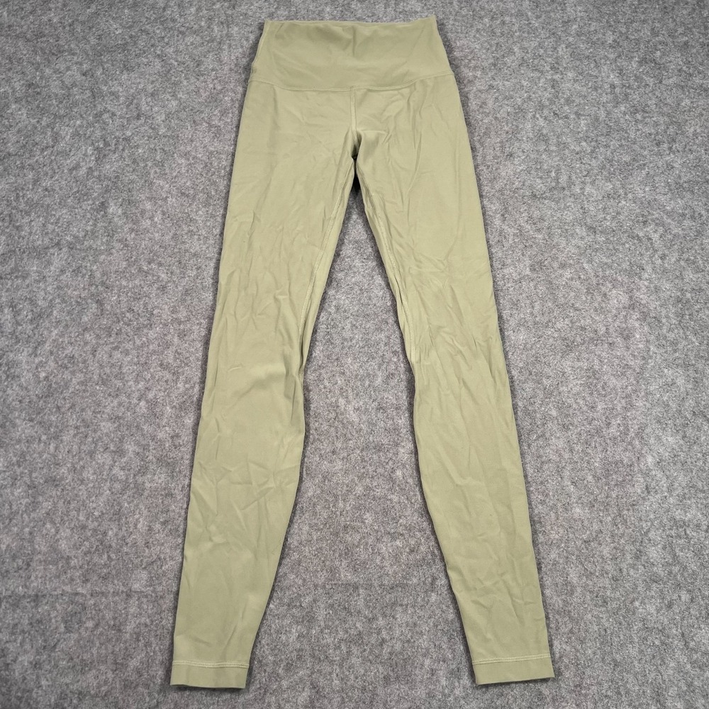Lululemon Athletica Bronze Green Align Activewear Pants 28" Women's Size 4